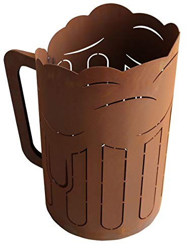 440s Art Design Rost Feuerkorb Bierkrug ca 65 cm H | FE-1-0592 | 4260553564282