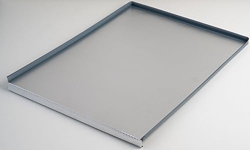 AZERODESIGN - Protector de Fondo para el Fregadero - Módulo 40 - Fondo de 58 cm y Tablero de 16 mm - Protege de la Humedad y la Corrosión - Elaborado en Lámina de Aluminio y Borde de Plástico