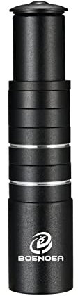 Boenoea Bici Attacco Manubrio Riser, Prolunga Manubrio Bici Rialzo Manubrio MTB in 115mm/150mm/180mm/210mm Lega di Alluminio, 1-1/8 28,6 mm
