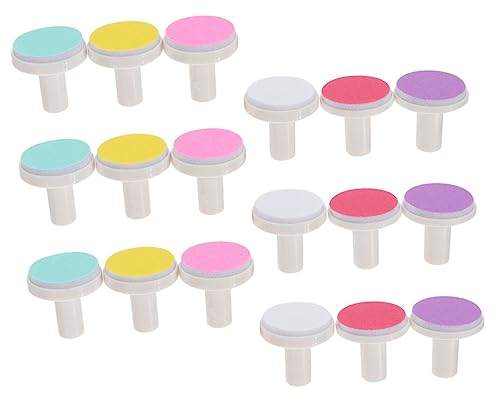 Beavorty 18stücke Nagel Feile Pads Nageltrimmer Ersatzpads Nagel Schleifen Köpfe