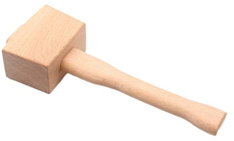 Maillet en bois marteau sculpteur en bois malaxer en bois de berce