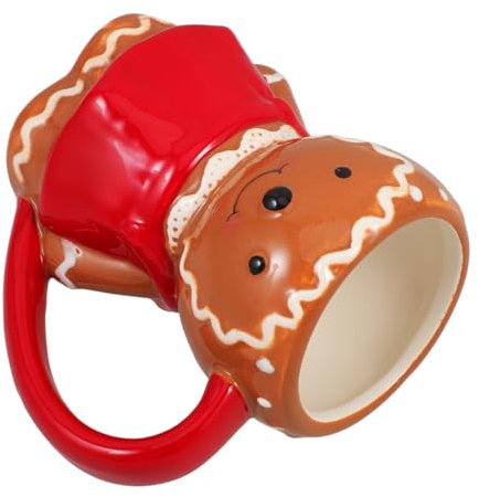 Hoement Lebkuchentasse Keramiktasse Kaffeetasse Mit Weihnachtsmotiv Milchtasse Hause Und Restaurant