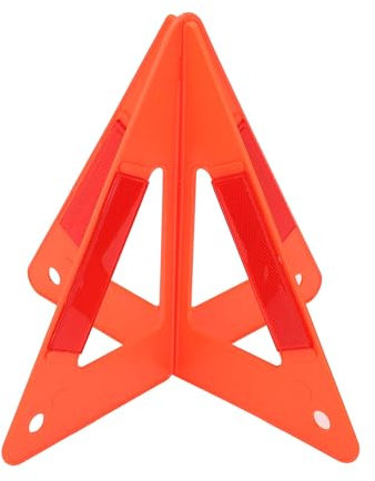 TUCKBOLD Triangle De Signalisation Pliable pour Voiture | pour La Sécurité Routière en Cas De Panne sur La Route 1 Pièce