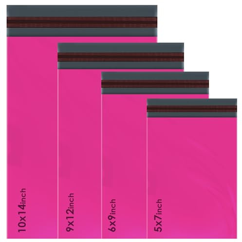 100 gemischte Versandtaschen, selbstklebend, 4 Größen, 25 Stück pro iSOUL extra klein bis groß, verschiedene Versandtaschen, verschiedene Versandtaschen, Versand, Post, Pakete, Pakete