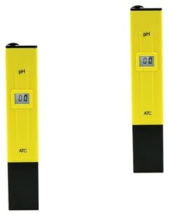 ULTECHNOVO 2 Pz penna misuratore di ph phmetro misuratore piaccametro meter tester tester di della piscina penna dell'acqua misurazione del di digitale Yellow