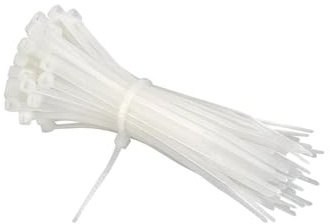 bridas de poliamida 4,8 x 350 mm (30 uds) en blanco, ideales para sujeción y organización en proyectos de electrónica y bricolaje.