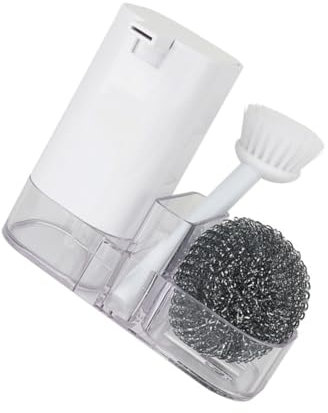 Baluue Pot Brush Detergent Set Kitchen Cleaning Brush for Dish Cleaning Use and Scrubbing Pads in Household