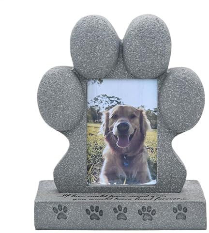 Minnessten för hund, trädgårdssten i harts, tassformad sten, hundgravsten för katt, minnessten för husdjur, minnessten för husdjur, för hundens gravsten, väderbeständigt minne, hundtasssten, för