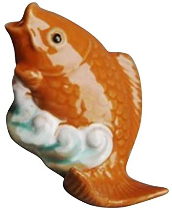 Gatuida Ornamenti in Ceramica Carpa Paesaggio Per Stagno Stagni Ornamento Figurina in Miniatura Di Pesce Carpa Figure Di Carpe Arredamento Da Giardino Arredamento Del Cortile