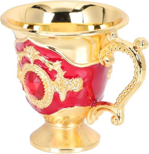 Calice in ottone, Calice, 1 bicchiere da vino, elegante bicchiere da liquore, bicchiere da rottura, bicchiere autunnale, bicchiere liscio da liquore, bicchiere da vino in stile retrò, piccolo bicchier