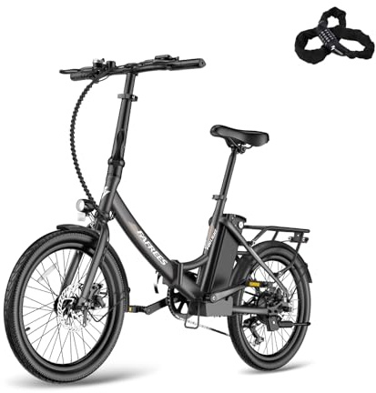 Fafrees F20 Light Elektrofahrrad Klapprad E-Bike 250W Motor 36V 20Ah Akku,20 Zoll E-Fahrrad Faltbares 35N.M Drehmoment E-Mountainbike 25km/h