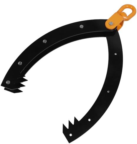 Luocute Logging Tongs 22 Inch Claw, Swivel Steel Log Tongs Timber Claw Hook, Heavy Duty Log Skidding 3000lb Lifting Capacity Pulling Lifting for Trucks, ATVs, Tractors, Forklifts