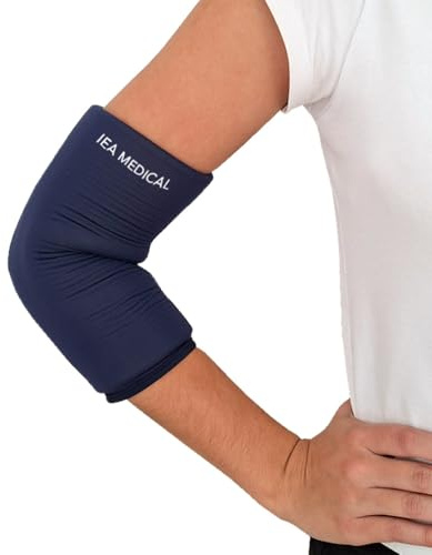 IEA Medical Kühlmanschette Arm & Ellenbogen – 360° Gel-Sleeve, kalt/warm, M | Kühlbandage für Unterarm & Handgelenk – bei Tennisarm, Sehnenreizung & nach Sport; ohne Klett, rutschfest & wiederverwendbar