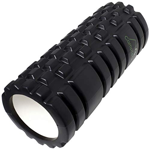 CampTeck U6991 - Massage Roller, EVA Foam Roller for Deep Tissue Muscle Massage - Length 33cm/13 for Runners, Cyclists, Footballers, Athletes, Gym and More - Black