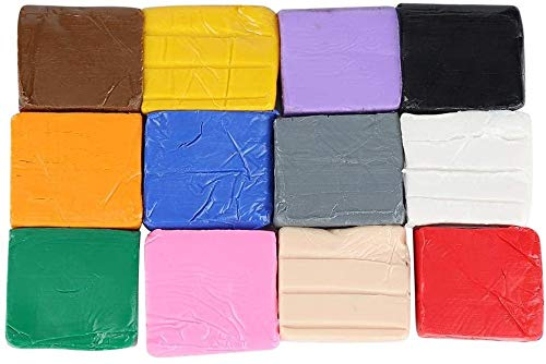 12 Farben Oven Bake Clay, Sets Hand DIY Spielzeug modellierung Moulding Handwerk ton Lernen für Kind