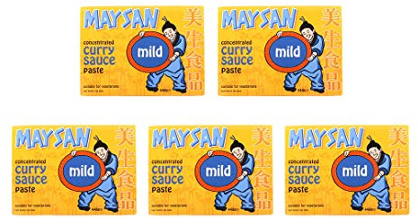 Maysan Original Chinese Curry Paste (Mild) 448g (5 Packs) by Hello Oriental