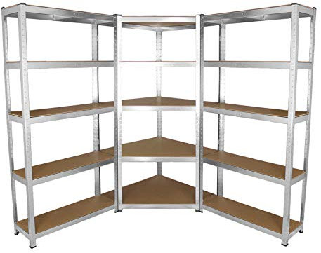 Monster Racking Lagerregale Regalsysteme Eckregal Schwerlastregale Steckregale Werkstattregale Kellerregale MDF Stahl Stahlregal Werkstattufbewahrung