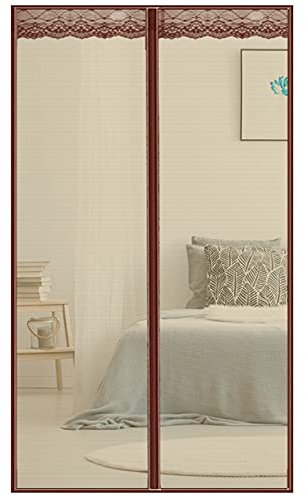 QIAOH Magnet Fliegengitter 150x240cm, Fliegengittertüren Für Balkon, Keller, Terrassen, Insektenschutztür Mit Magnet, Fliegenvorhang Balkontür, Magnetvorhang Tür