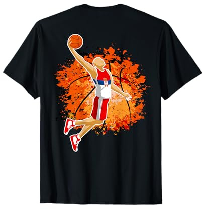 Serbien National-Basketball-Trikot Serbian Slam Dunk Geschenk T-Shirt