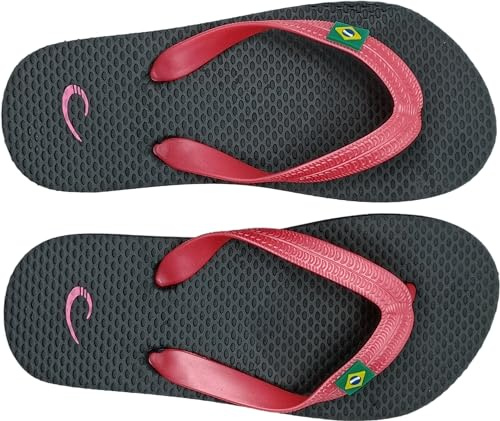 Swimxwin Infradito Brasil Neon | Infradito da piscina per bambini | Infradito da spiaggia per bambini | Leggere e confortevoli | Ottimo rapporto qualità prezzo | Fucsia Taglia 31