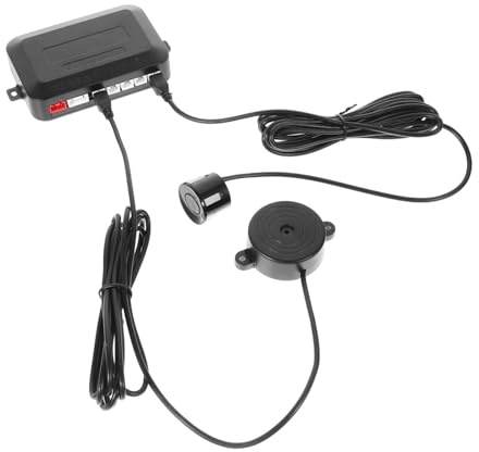GLEAVI 1set Di Assistenza Al Parcheggio Con Sensori Di Retromarcia Kit Completo Da Sensori Per Auto Installazione Facile e Rilevamento Distanza Preciso Allerta Sonora Per Sicurezza