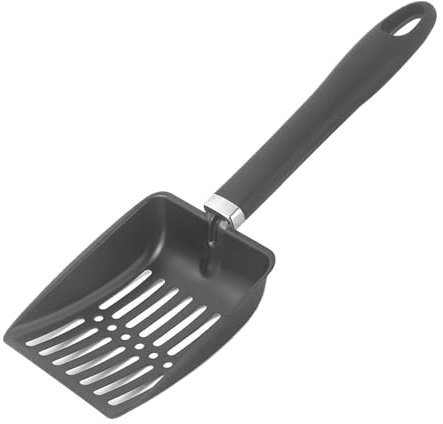 Ihålig öppen spis spade, metall kolskopa, rostfritt stål skopa, träkol rengöringsverktyg inomhus- och utomhusbruk, hållbart och effektivt för eldstäder, gropar, grillar