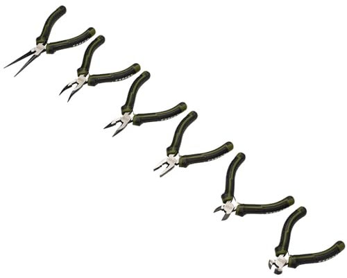 Draper Expert Mini Pliers Set (6 Piece) | 115mm Combination, 120mm Long Nose, 145mm Needle Nose, 125mm Bent Nose, 115mm Side Cutters & 105mm End Cutting | Chrome Vanadium Steel Hand Tools