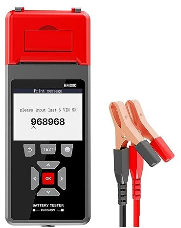 Car Battery Tester With Print Function 6V 12V 24V Battery Analyzer Cranking Test Charging Test Max Load