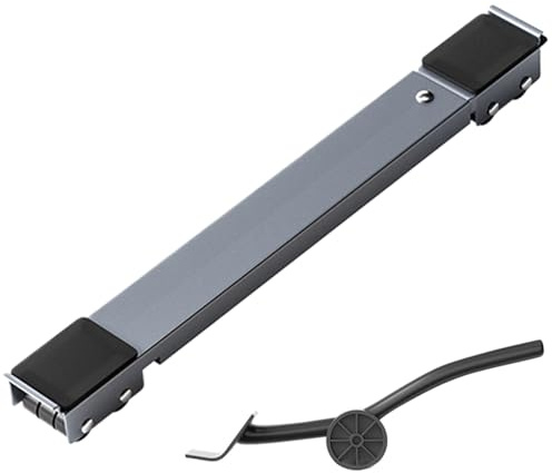 Rulli Frigorifero Elettrodomestici - Base Mobile Lavatrice | Supporto Pesante Regolabile, Spostamento Facile Asciugatrice Mobili, Piattaforma Trasporto Resistente, Accessorio Universale Carrello Casa