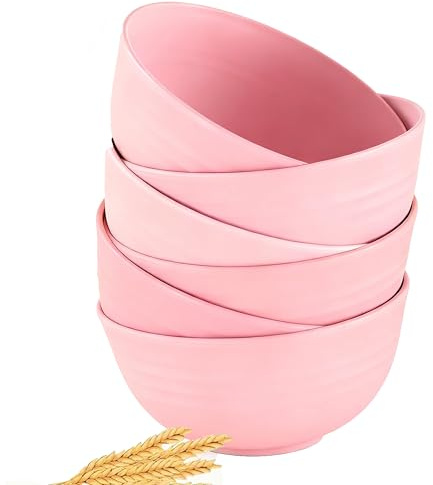 Small Shallow Snack Bowls PP 6 Pack Food Safe Microwave Safe Tableware | 12cm shallow small PP bowls, lightweight food safe tableware, microwave dishwasher safe for rice snack daily breakfast