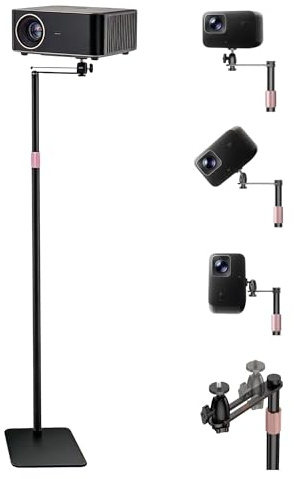 AmoreTempo Beamer Ständer höhenverstellbar Bodenständer Projektor Halterung