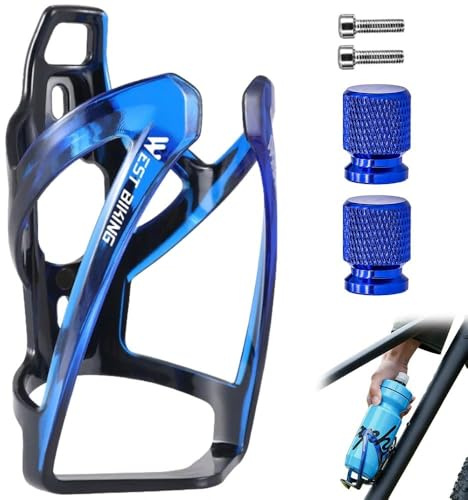 Bike Water Bottle Holder, Non-Slip Lightweight Universal Cage for Cycling