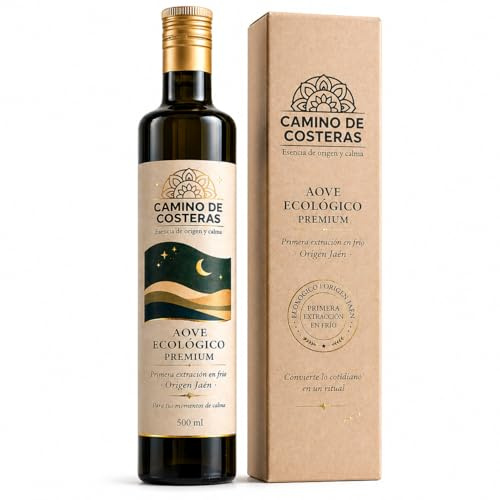 Aceite de Oliva Virgen Extra Picual 500ml – Extracción en Frío – Origen Jaén (Alcalá la Real) – Sabor Intenso – Camino de Costeras