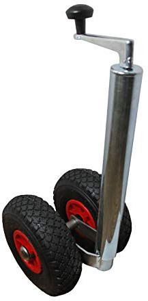 Zwillingsstützrad Anhänger 48mm Doppel Stützrad mit Luftreifen 260x85mm