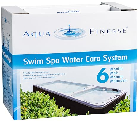 AquaFinesse Swim Spa Box mit Chlortabletten - SwimSpa Wasserpflege Set