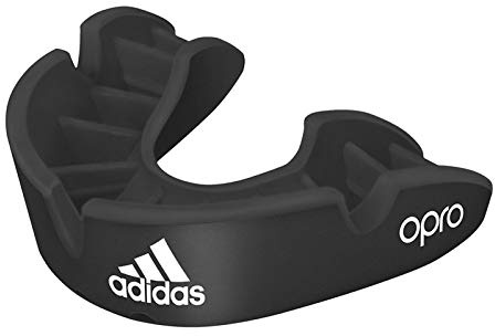 adidas Unisex Jugend Opro Gen4 Bronze Mundschutz, schwarz/weiß, Junior