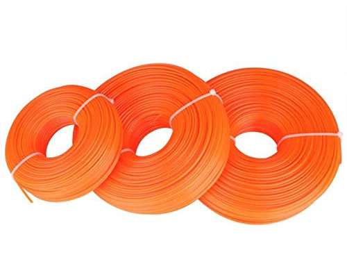 LiMePng 2.4mm Trimmer Line Nylon Cord Wire Round String Petrol Grass Trimmer Garden Tools LiMePng (Size : 50m)