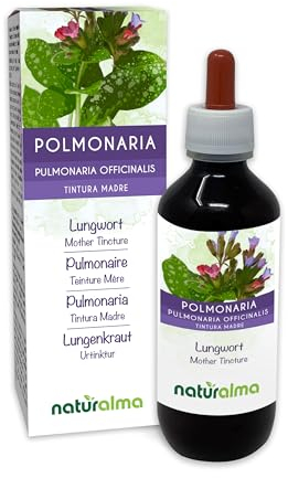 Pulmonaria (Pulmonaria officinalis) hierba con flores Tintura Madre sin alcohol Naturalma - Extracto líquido gotas 200 ml - Complemento alimenticio - Vegano