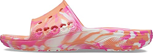 Crocs Baya II Marbled Amazon Slide Papaya/Multi