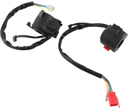 Interruptor para Moto 12V Universal Manillar 7/8 Pulgadas Control Arranque Luces Intermitentes Bocina Compatible Motocicletas
