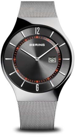 BERING Herren Uhr Funk Movement - Radio controlled Collection mit Edelstahl und Saphirglas 51640-077-A