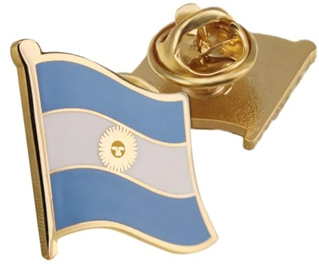 Broche De La Bandera De Argentina,Broche Artesanal De Esmalte De Argentina Insignias De La Bandera Nacional,Pin De Solapa De Argentina Broche Con Insignia De La Bandera,Accesorio De Moda De Noved