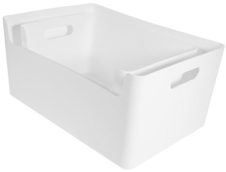 MAGICLULU 2St ablagekörbe kühlkorb einkaufskorb Desktop-Aufbewahrungsbehälter Haushaltskorb Vorratsbehälter Spielzeug-Aufbewahrungsbehälter Desktop-Aufbewahrungskorb Kosmetik-Organizer groß