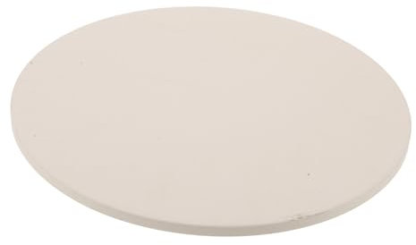 OKUMEYR Pietra per Pizza in Cordierite Tonda per Forno, Resistente e Sicura per Alimenti, Distribuzione Uniforme del Calore per Cuocere Pane e Biscotti