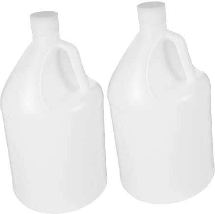 OKUMEYR 2piezas Jarras De Leche Plástico Tapa Reciclable Fácil Usar Leche Jugos Tés