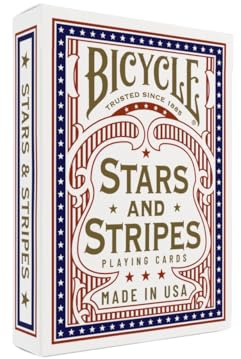 Bicycle Stars and Stripes Playing Card, American Playing Cards, American Flag Design, 1 Deck, Blue