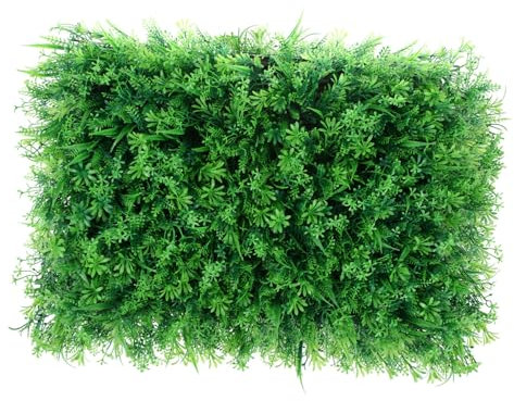 GOOHOCHY Muro Di Piante Finte Decorativo Parete Vegetale Simulata in Materiali Ad Alta Simulazione, Effetto Naturale a Elevata Densità, Decorazione Di Sfondo Per Giardini, Acquari e Interni