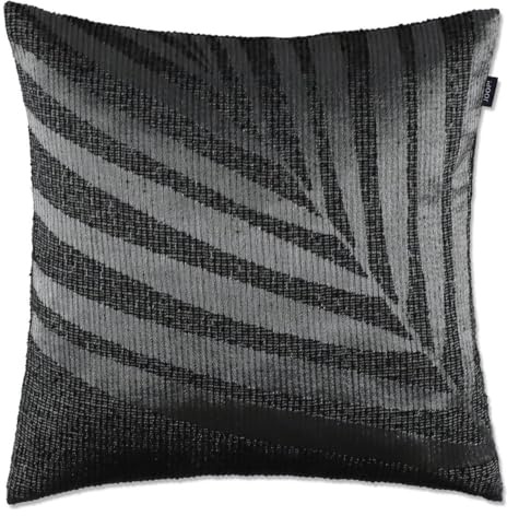 Joop! Living Zierkissenhülle ohne Füllung Leaf Farbe anthrazit Größe 40x40cm