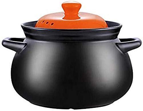 Cocotte en Terre Cuite, cocotte en céramique, cocotte en Terre Cuite - Saine et sûre, Durable, antiadhésive, Facile à Nettoyer - Capacité 10 L_A (Capacité A 9 L)