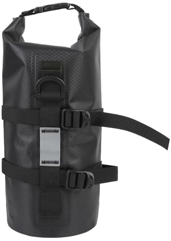 Fockety 5L Fahrradgabel Tasche mit Mehrzweck-Käfig, wasserdichtes Fahrrad Vordergabel Tasche für Radfahren Touring, leichte tragbare Fahrräder Packtaschen für Straße, Berg, Faltrad